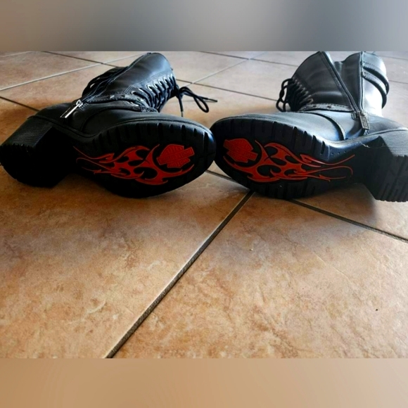 Harley Davidson boots size 6 - Picture 2 of 4